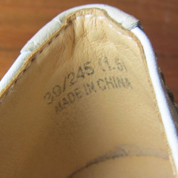 white & cream fashion creeper maty jane shoes size 39 or US 8.5 (CL346) - Picture 7 of 13